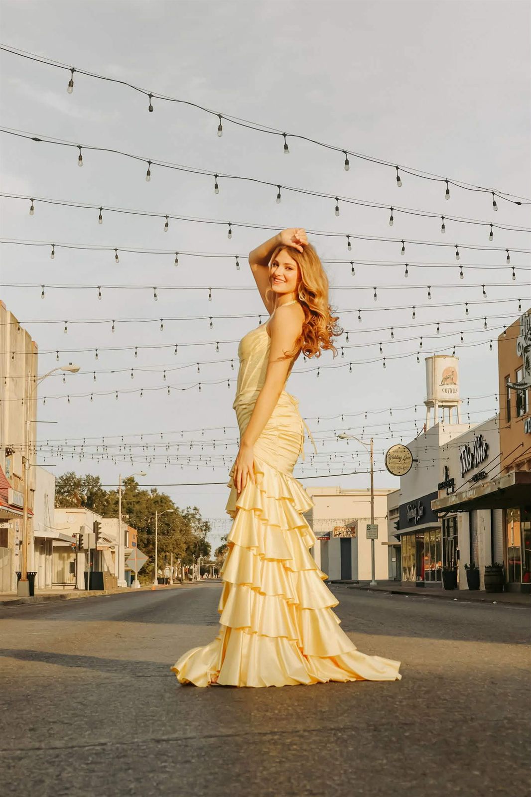 Prom gown at Wedding Lace
